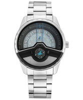 Fastrack, Men's Watch Space Rover Collection Analog , Grey Dial Silver Stainless Steel Band , 3204KM01